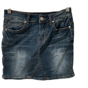 Wild Blue Denim Mini Skirt WORN ONCE Size XS